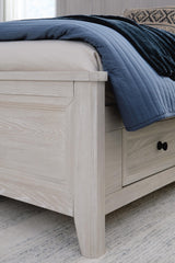 Darbonton Dove White Queen Panel Storage Bed by Ashley at Eve Furniture