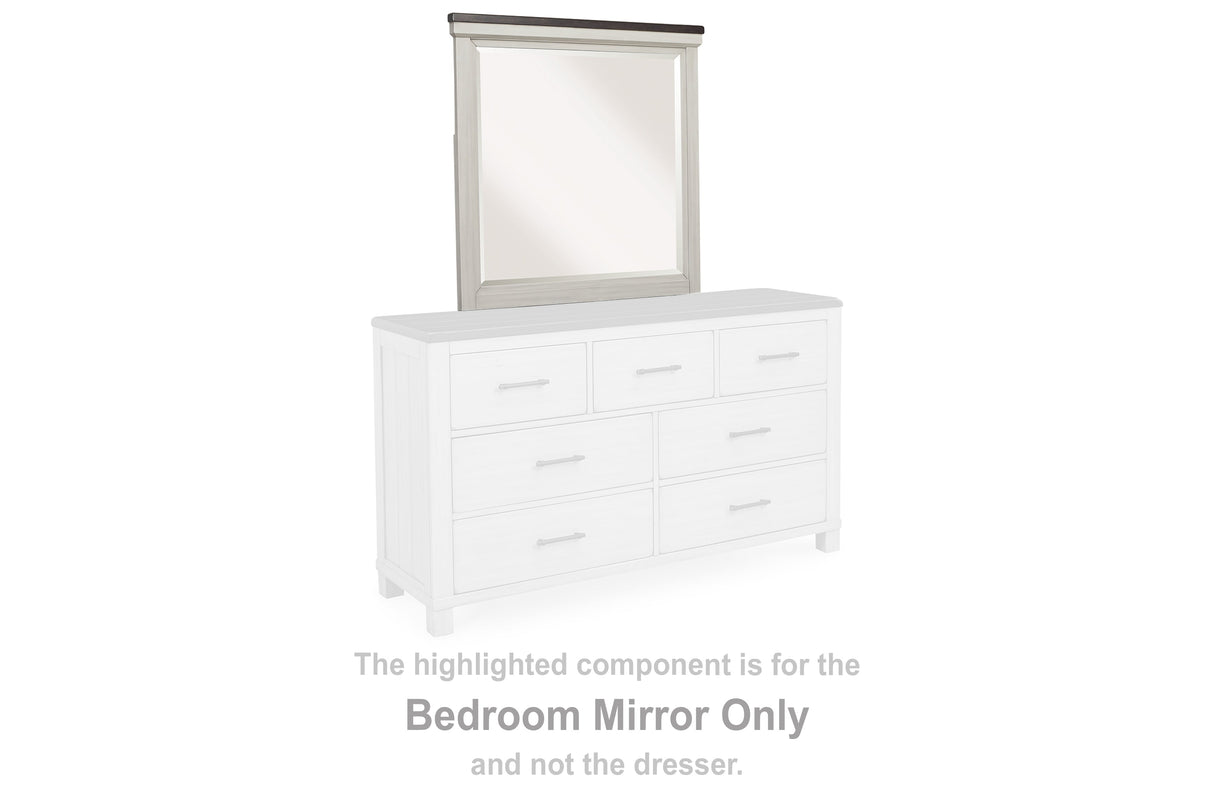 Darborn Gray/Brown Bedroom Mirror