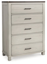 Darborn Gray/Brown Chest of Drawers