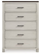 Darborn Gray/Brown Chest of Drawers