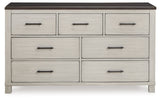 Darborn Gray/Brown Dresser