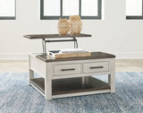 Darborn Gray/Brown Lift Top Coffee Table