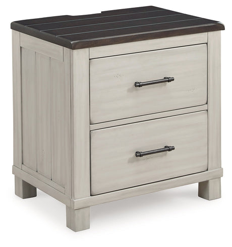 Darborn Gray/Brown Nightstand