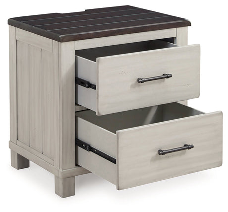 Darborn Gray/Brown Nightstand