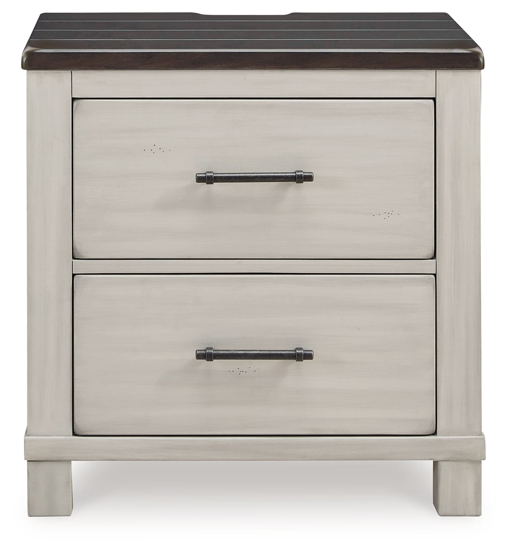 Darborn Gray/Brown Nightstand