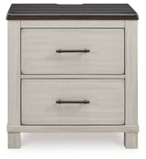 Darborn Gray/Brown Nightstand