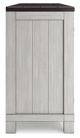 Darborn Gray/Brown 88" TV Stand by Ashley at Eve Furniture