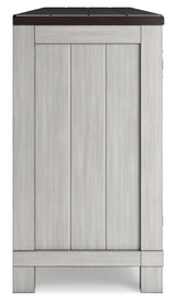 Darborn Gray/Brown 88" TV Stand by Ashley at Eve Furniture