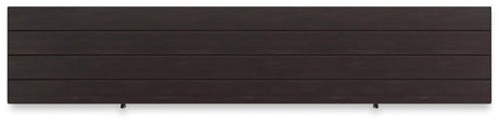 Darborn Gray/Brown 88" TV Stand by Ashley at Eve Furniture