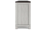 Darborn Gray/Brown 88" TV Stand with Electric Fireplace by Ashley at Eve Furniture