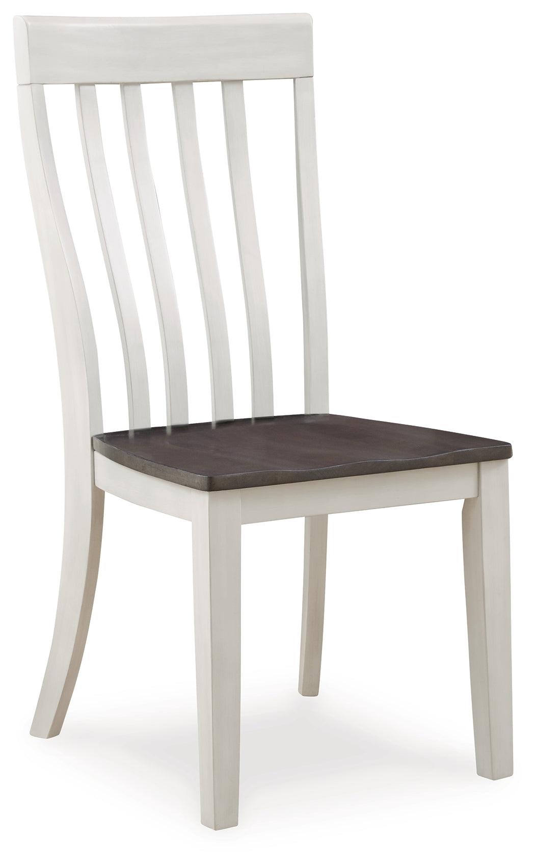 Darborn Gray/Brown Dining Chair, Set of 2 by Ashley at Eve Furniture