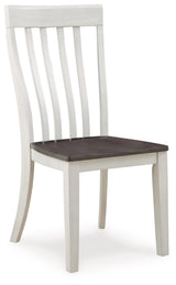 Darborn Gray/Brown Dining Chair, Set of 2 by Ashley at Eve Furniture