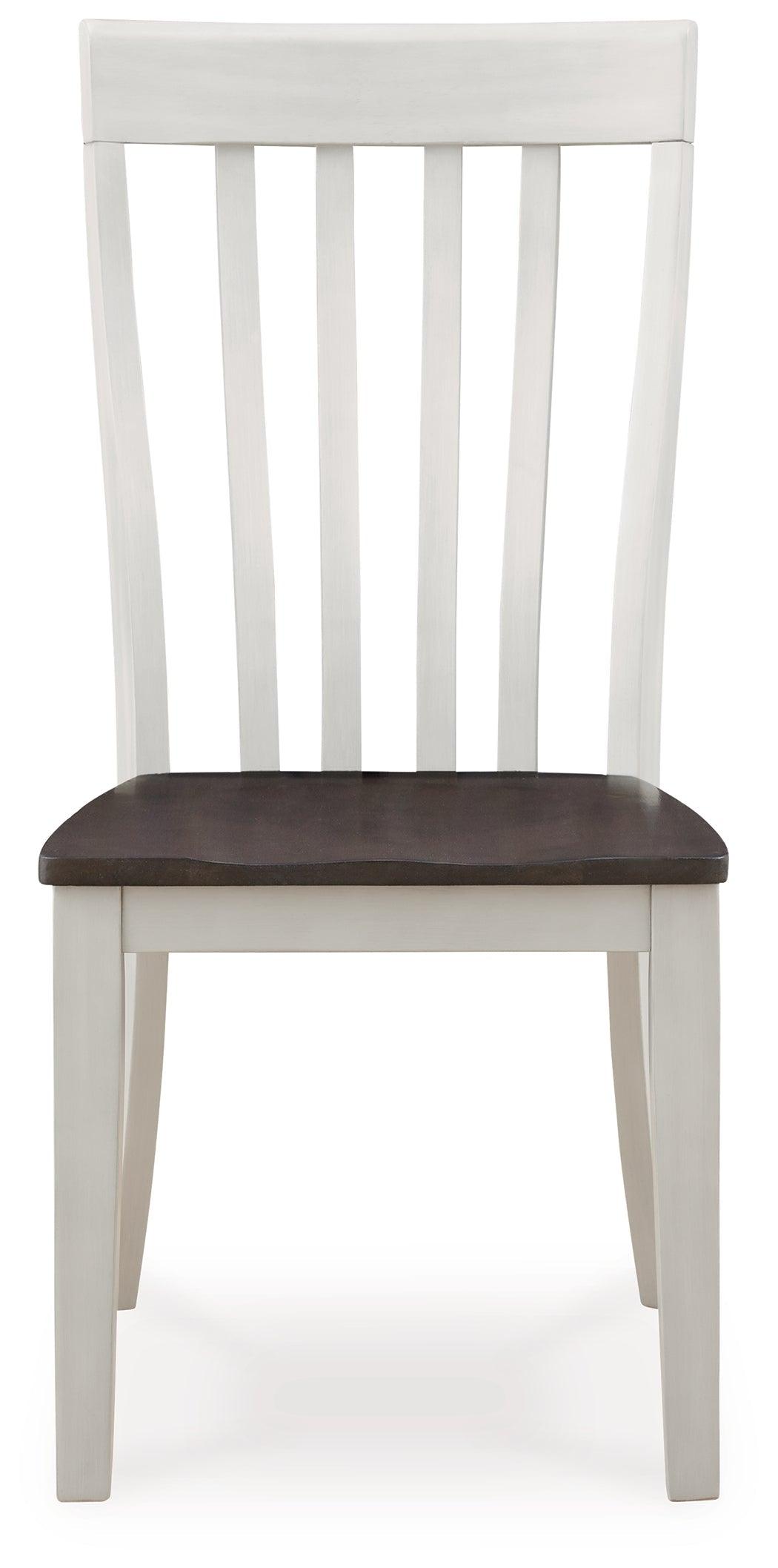 Darborn Gray/Brown Dining Chair, Set of 2 by Ashley at Eve Furniture