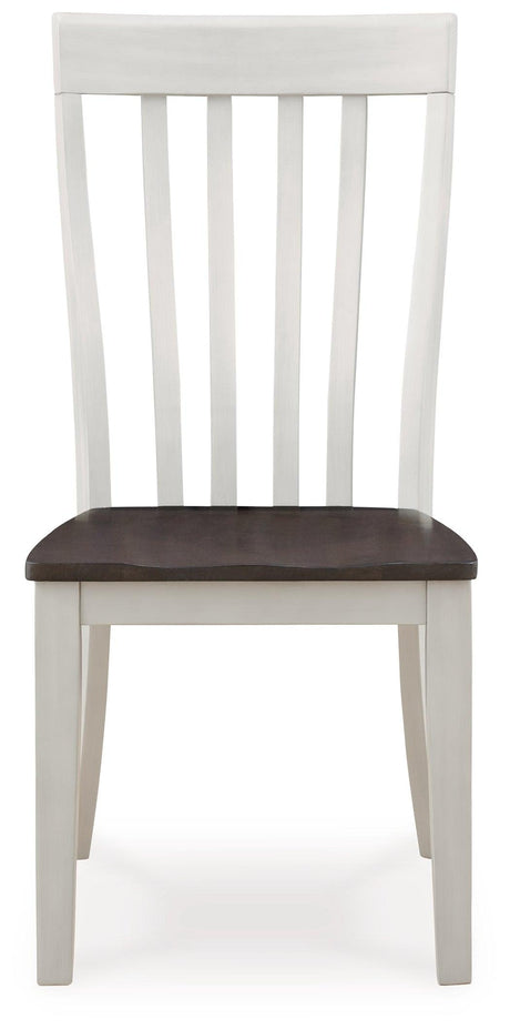 Darborn Gray/Brown Dining Chair, Set of 2 by Ashley at Eve Furniture
