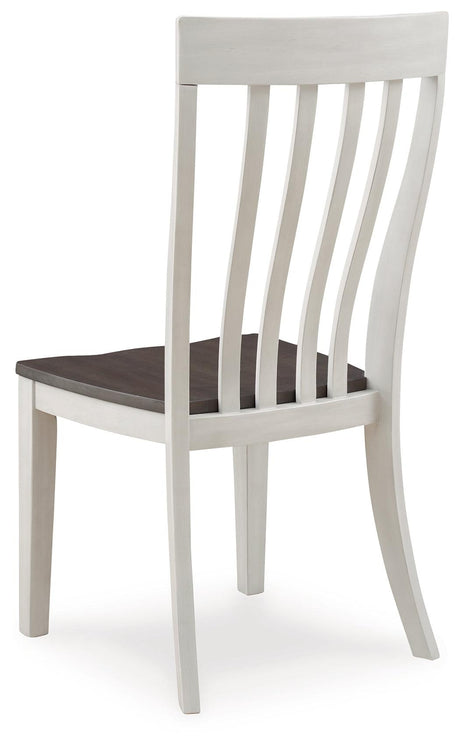 Darborn Gray/Brown Dining Chair, Set of 2 by Ashley at Eve Furniture