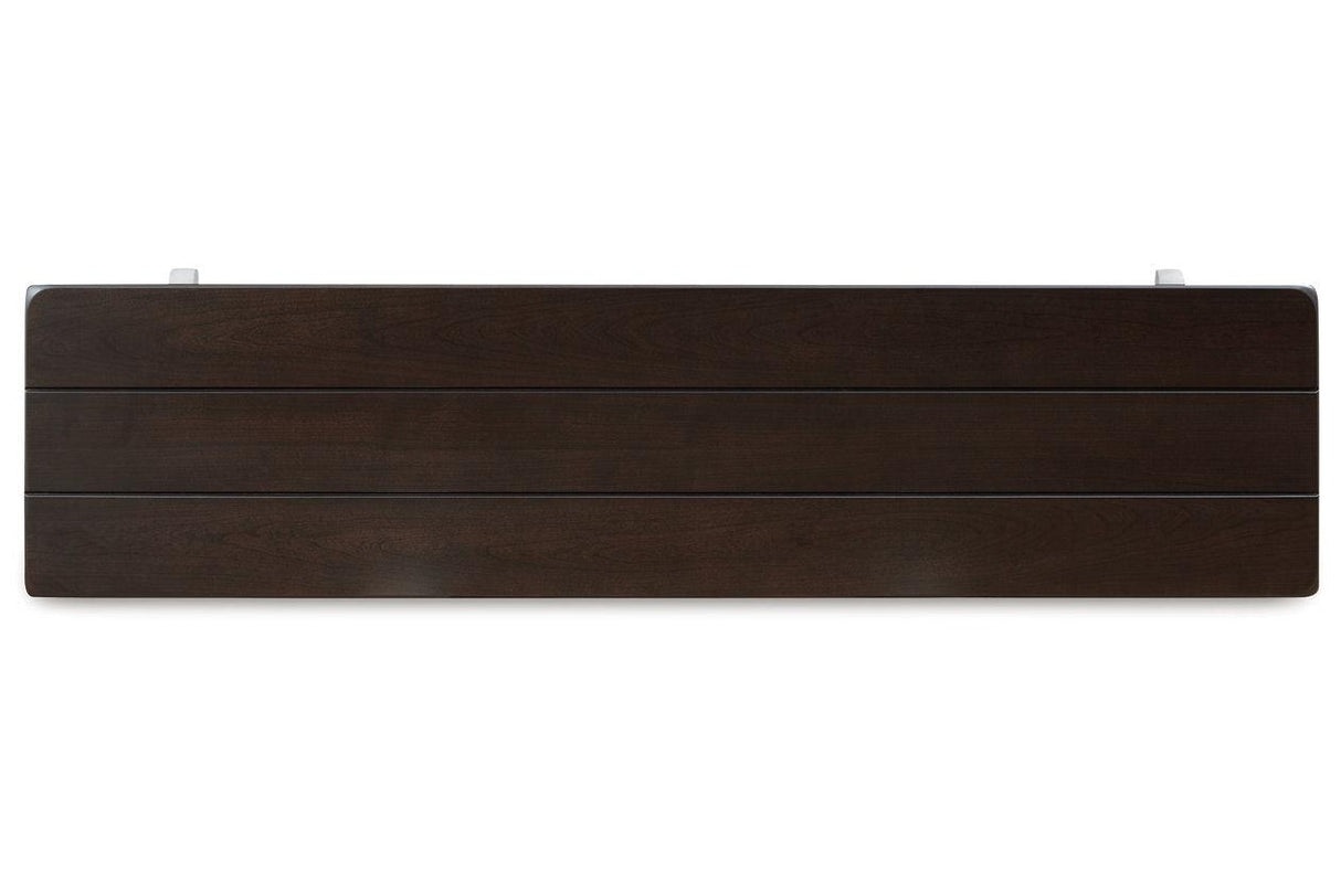 Darborn Gray/Brown Dining Table with 4 Chairs and Bench by Ashley at Eve Furniture