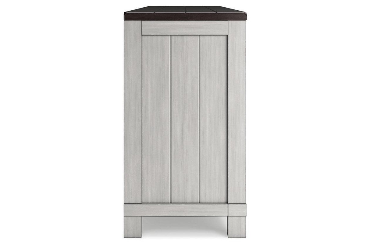 (Special) Darborn Gray/Brown 88" TV Stand with Electric Fireplace by Ashley at Eve Furniture