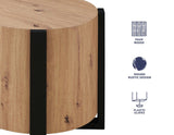 Darcie 3-PIece Faux-Wood Table Set by Steve Silver at Eve Furniture