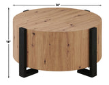 Darcie Faux-Wood Coffee Table