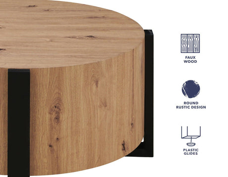 Darcie Faux-Wood Coffee Table by Steve Silver at Eve Furniture