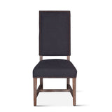 Darcy 21" Upholstered Dining Chair in Dark Gray Linen, Set of 2 by Home Trends & Design at Eve Furniture