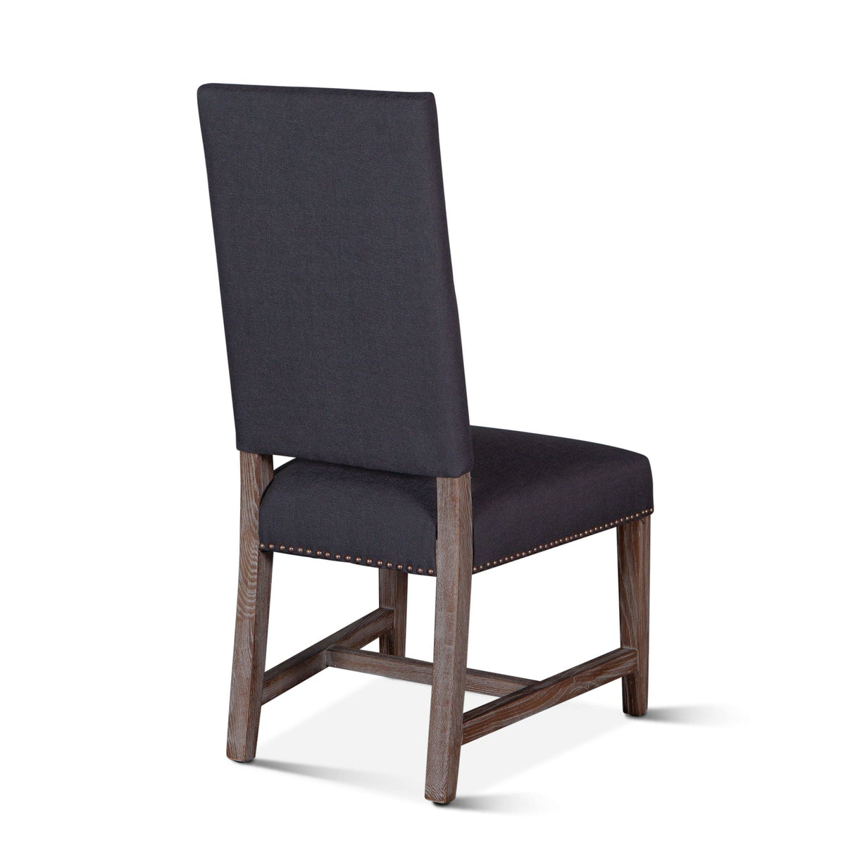 Darcy 21" Upholstered Dining Chair in Dark Gray Linen, Set of 2 by Home Trends & Design at Eve Furniture