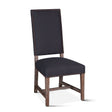 Darcy 21" Upholstered Dining Chair in Dark Gray Linen, Set of 2 by Home Trends & Design at Eve Furniture