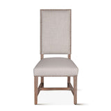 Darcy 21" Upholstered Dining Chair in Greige Linen, Set of 2 by Home Trends & Design at Eve Furniture