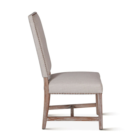 Darcy 21" Upholstered Dining Chair in Greige Linen, Set of 2 by Home Trends & Design at Eve Furniture