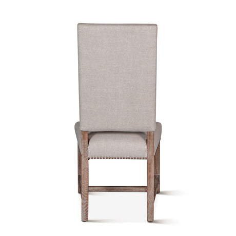 Darcy 21" Upholstered Dining Chair in Greige Linen, Set of 2 by Home Trends & Design at Eve Furniture