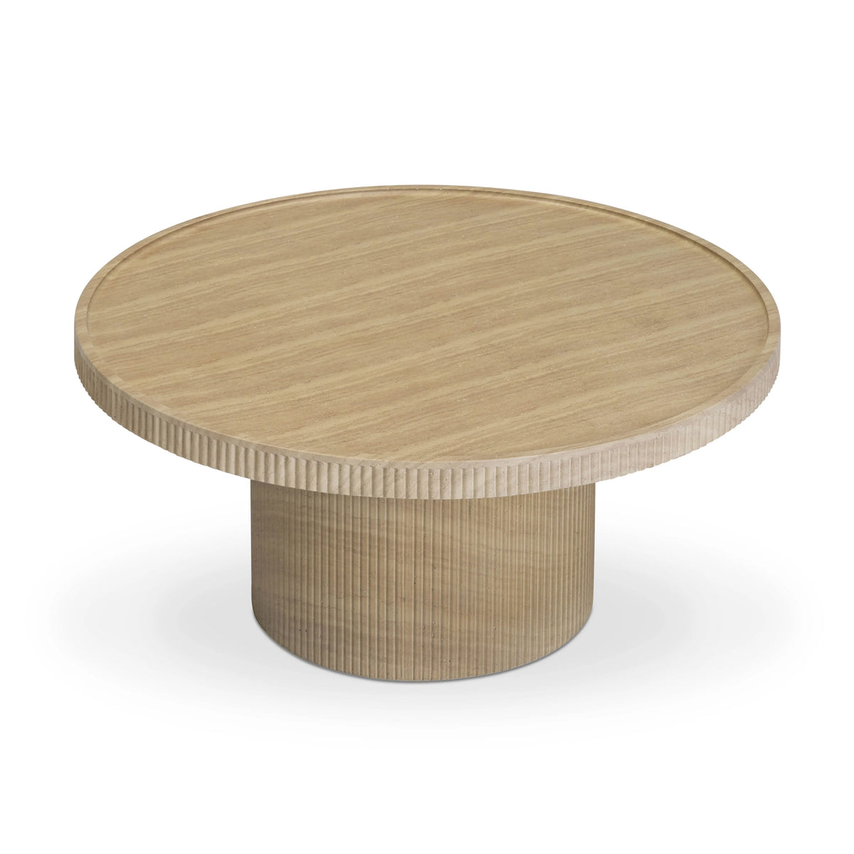 Darcy 36" Concrete Indoor / Outdoor Round Coffee Table by TOV Furniture at Eve Furniture
