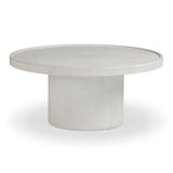 Darcy 36" Concrete Indoor / Outdoor Round Coffee Table by TOV Furniture at Eve Furniture