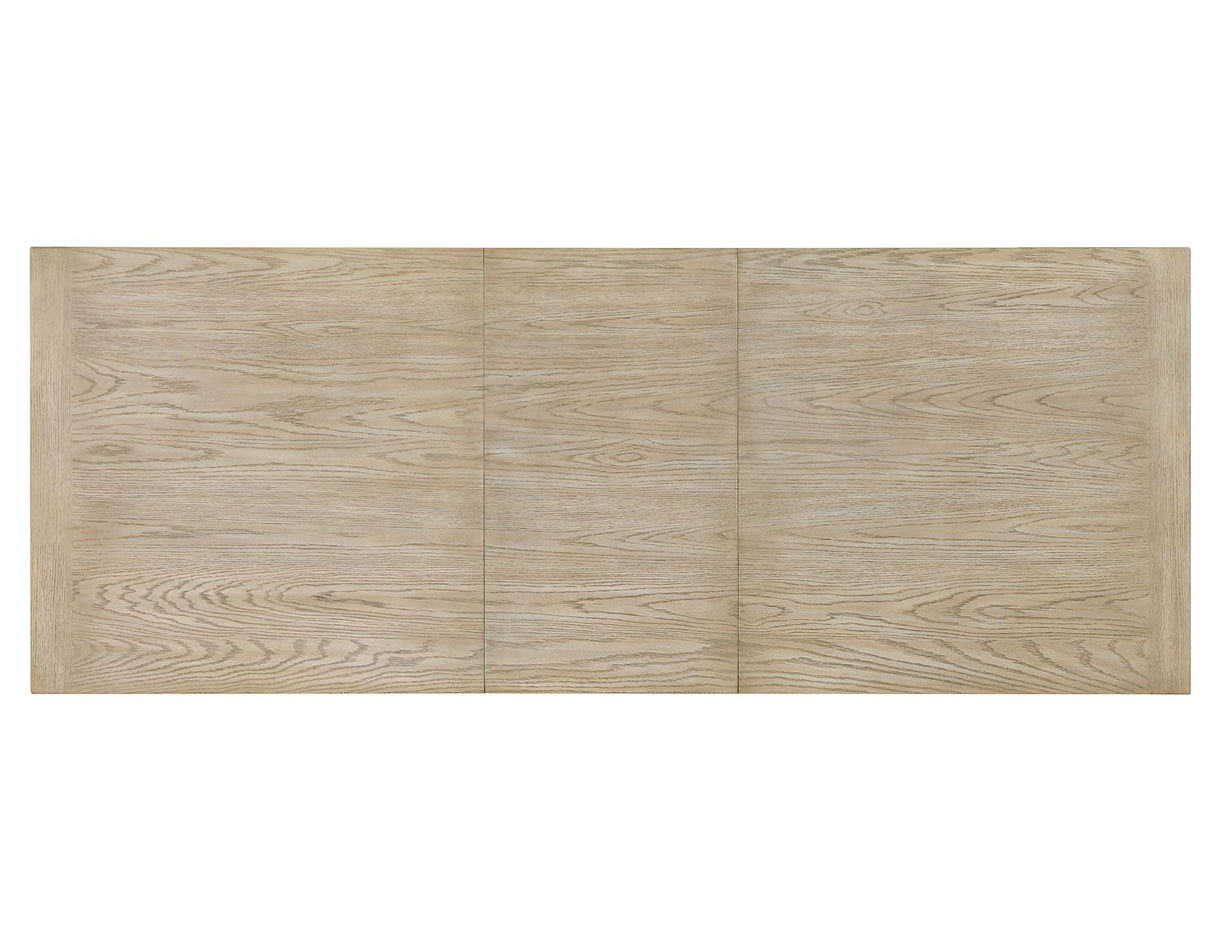 Darcy 64-82″Counter Table with 18-inch leaf, Midnight Blue and Natural Finish by Steve Silver at Eve Furniture