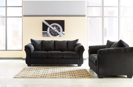 Darcy Black Living Room Set by Ashley at Eve Furniture