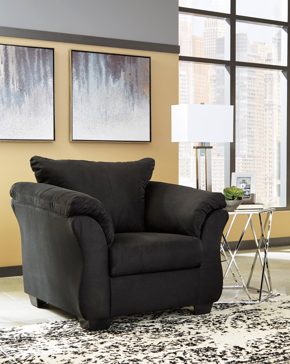 Darcy Black Living Room Set by Ashley at Eve Furniture