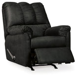 Darcy Black Recliner by Ashley at Eve Furniture