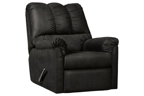 Darcy Black Recliner by Ashley at Eve Furniture