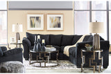 Darcy Black Recliner by Ashley at Eve Furniture