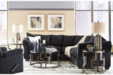 Darcy Black Recliner by Ashley at Eve Furniture