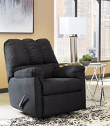 Darcy Black Recliner by Ashley at Eve Furniture