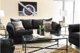 Darcy Black Sofa by Ashley at Eve Furniture