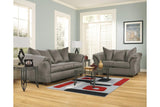 Darcy Cobblestone Loveseat by Ashley at Eve Furniture
