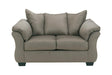 Darcy Cobblestone Loveseat by Ashley at Eve Furniture