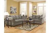 Darcy Cobblestone Loveseat by Ashley at Eve Furniture
