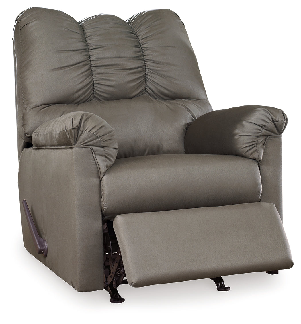 Darcy Cobblestone Recliner by Ashley at Eve Furniture
