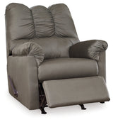 Darcy Cobblestone Recliner by Ashley at Eve Furniture