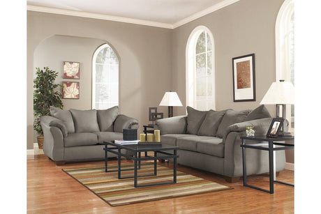 Darcy Cobblestone Sofa by Ashley at Eve Furniture