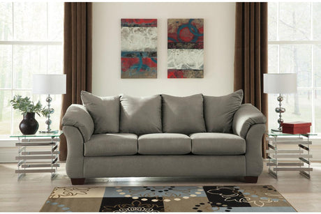 Darcy Cobblestone Sofa by Ashley at Eve Furniture