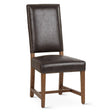 Darcy Dining Chair in Dark Brown with Earth Legs, Set of 2 by Home Trends & Design at Eve Furniture