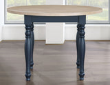Darcy Midnight Blue/Natural Round Dining Room Set by Steve Silver at Eve Furniture